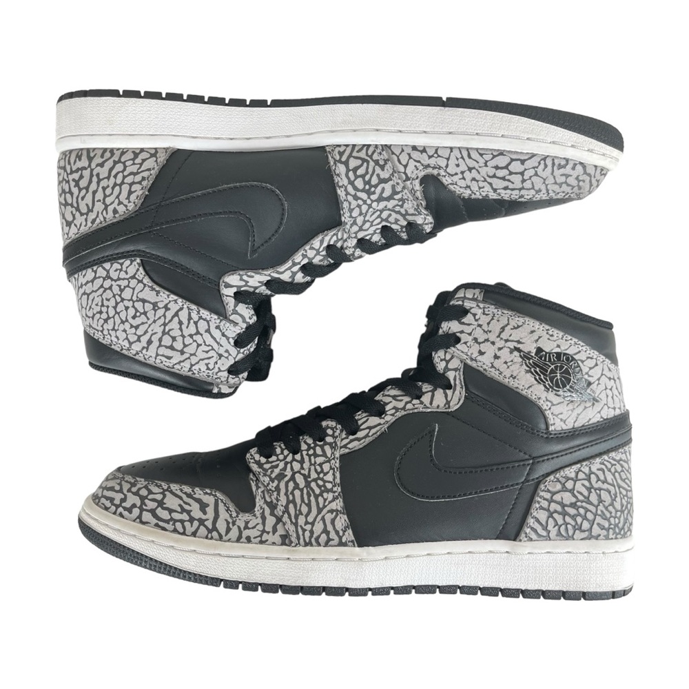 Nike Air Jordan 1 Retro High Black Elephant Men Size 10.5 839115 013 - Picture 9 of 11